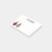Post-it® Illustration de dragon fruit (Incliné)