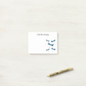Post-it® Illustration de dragonfly (Sur un bureau)