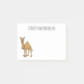 Post-it® Illustration de dromadaire (Devant)