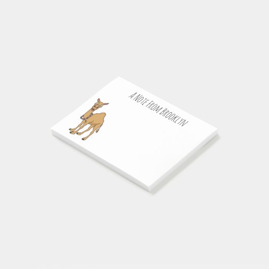 Post-it® Illustration de dromadaire (Incliné)