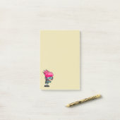 Post-it® Illustration de fille zombie mignonne (Sur un bureau)