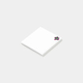 Post-it® Illustration de fleur (Incliné)