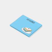 Post-it® Illustration de gâteau arc-en-ciel (Incliné)