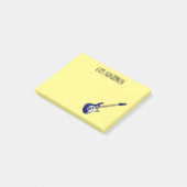 Post-it® Illustration de guitare électrique (Incliné)