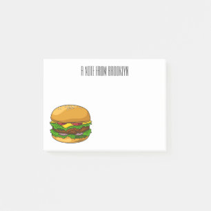 Post-it® Illustration de Hamburger