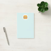 Post-it® Illustration de hamburger avec tomate et laitue (Bureau)