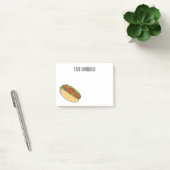 Post-it® Illustration de Hot dog (Bureau)