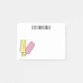 Post-it® Illustration de Ice pop (Devant)