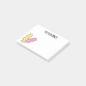 Post-it® Illustration de Ice pop (Incliné)