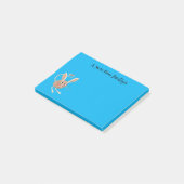 Post-it® Illustration de jerboa aux longues oreilles (Incliné)