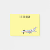 Post-it® Illustration de jet privé (Devant)