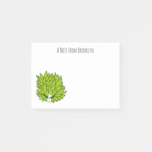 Post-it® Illustration de la feuille de limon (Devant)
