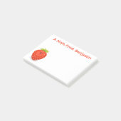 Post-it® Illustration de la fraise Cute kawaii (Incliné)
