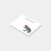 Post-it® Illustration de la grenouille à fléchettes de pois (Incliné)