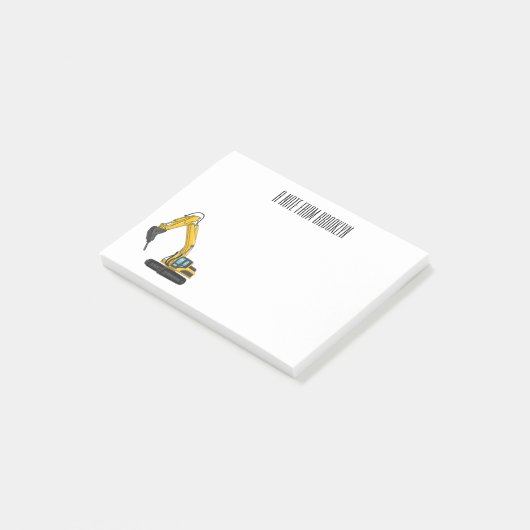 Post-it® Illustration de la pelle de rupture (Incliné)