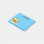 Post-it® Illustration de la tarte à l'oeuf (Incliné)