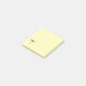 Post-it® Illustration de l'aquarelle mignonne du libellule (Incliné)