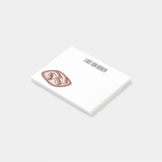 Post-it® Illustration de l'éclair de chocolat (Incliné)