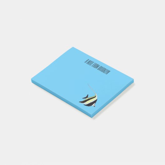 Post-it® Illustration de l'idole mauresque (Incliné)