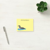 Post-it® Illustration de Loon bird (Bureau)