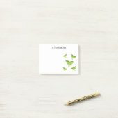 Post-it® Illustration de Luna Moth (Sur un bureau)