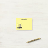Post-it® Illustration de l'ustensile de cuisine (Sur un bureau)