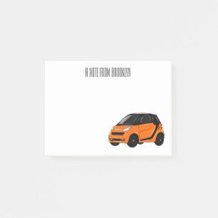 Post-it® Illustration de micro-voiture