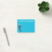 Post-it® Illustration de mignons baleines et voiliers (Bureau)