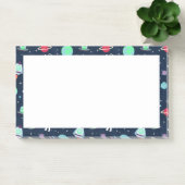 Post-it® illustration de motif spatial (Bureau)