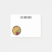 Post-it® Illustration de Nachos (Devant)