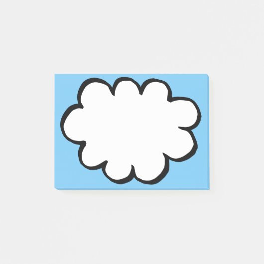 Post-it® Illustration de nuage mignon (Devant)