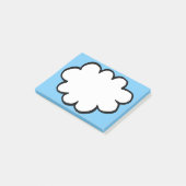 Post-it® Illustration de nuage mignon (Incliné)