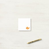 Post-it® Illustration de poisson d'or convivial (Sur un bureau)