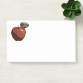 Post-it® Illustration de pomme rouge (Bureau)
