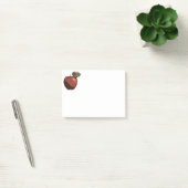 Post-it® Illustration de pomme rouge (Bureau)