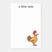 Post-it® Illustration de poulet de dessin animé drôle (Devant)