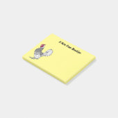 Post-it® Illustration de poulet Sebright (Incliné)