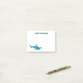 Post-it® Illustration de requin marteau (Sur un bureau)