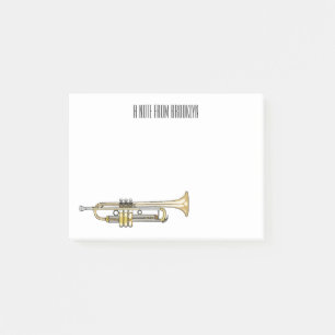 Post-it® Illustration de trompette