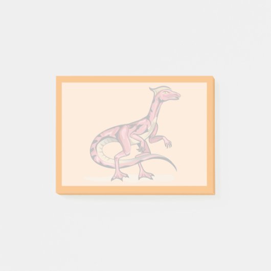 Post-it® Illustration De Velociraptor. (Devant)