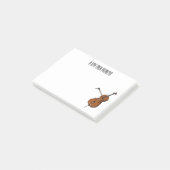 Post-it® Illustration de violoncelle (Incliné)