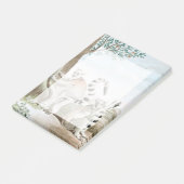 Post-it® Illustration des lémuriens à cordon (Incliné)