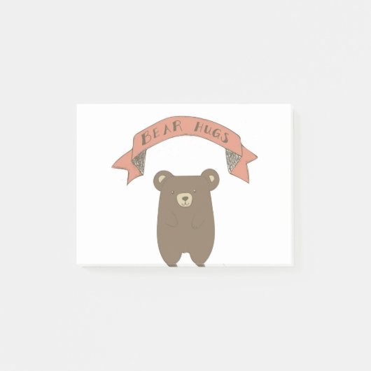Post-it® Illustration des oursons (Devant)