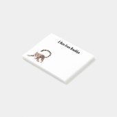 Post-it® Illustration d'ocelot mignon (Incliné)