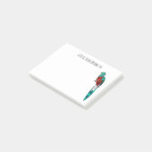 Post-it® Illustration d'oiseau de quetzal resplendissant (Incliné)