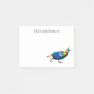 Post-it® Illustration d'oiseau monal himalayen