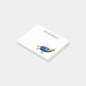 Post-it® Illustration d'oiseau monal himalayen (Incliné)