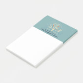 Post-it® Illustration d'Oiseaux oranges modernes dans un gr (Incliné)