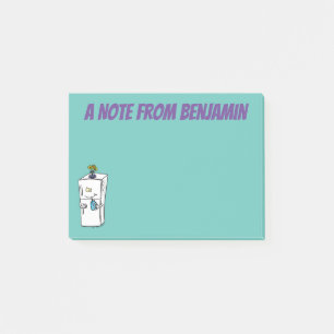 Post-it® Illustration drôle de réfrigérateur
