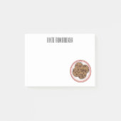 Post-it® Illustration du cookie de puce à chocolat (Devant)